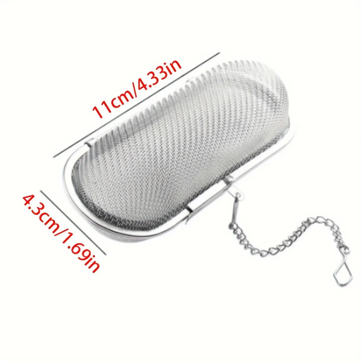 Extra Fine Mesh 304 Stainless Steel Tea Infuser For Loose Leaf Tea And Spices