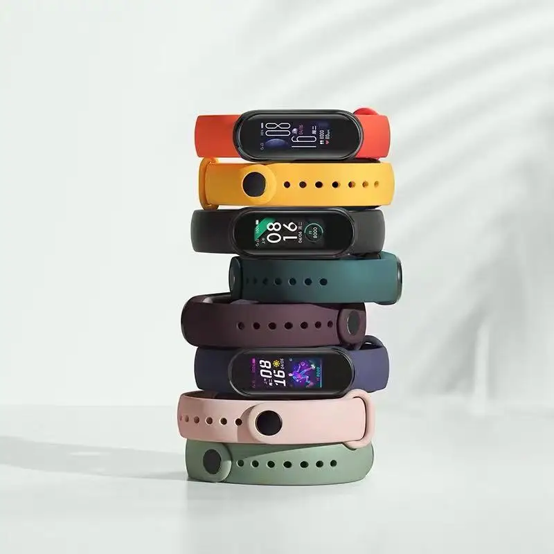 Ремешок силиконовый для xiaomi mi band 6 5 4 3, спортивный браслет для xiaomi Mi5, Mi6, Mi4, Mi3