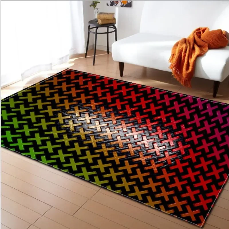 

New 3D Printing Hallway Carpets for Living Room large Area Rug Child Bedroom Game Crawl Rugs Kids Kitchen Bathroom Anti-skid Mat