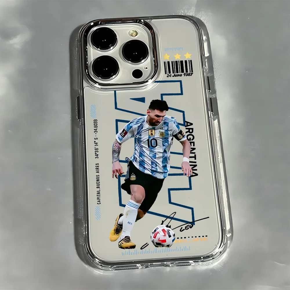 Famous Football Player Transparent Soft Phone Case