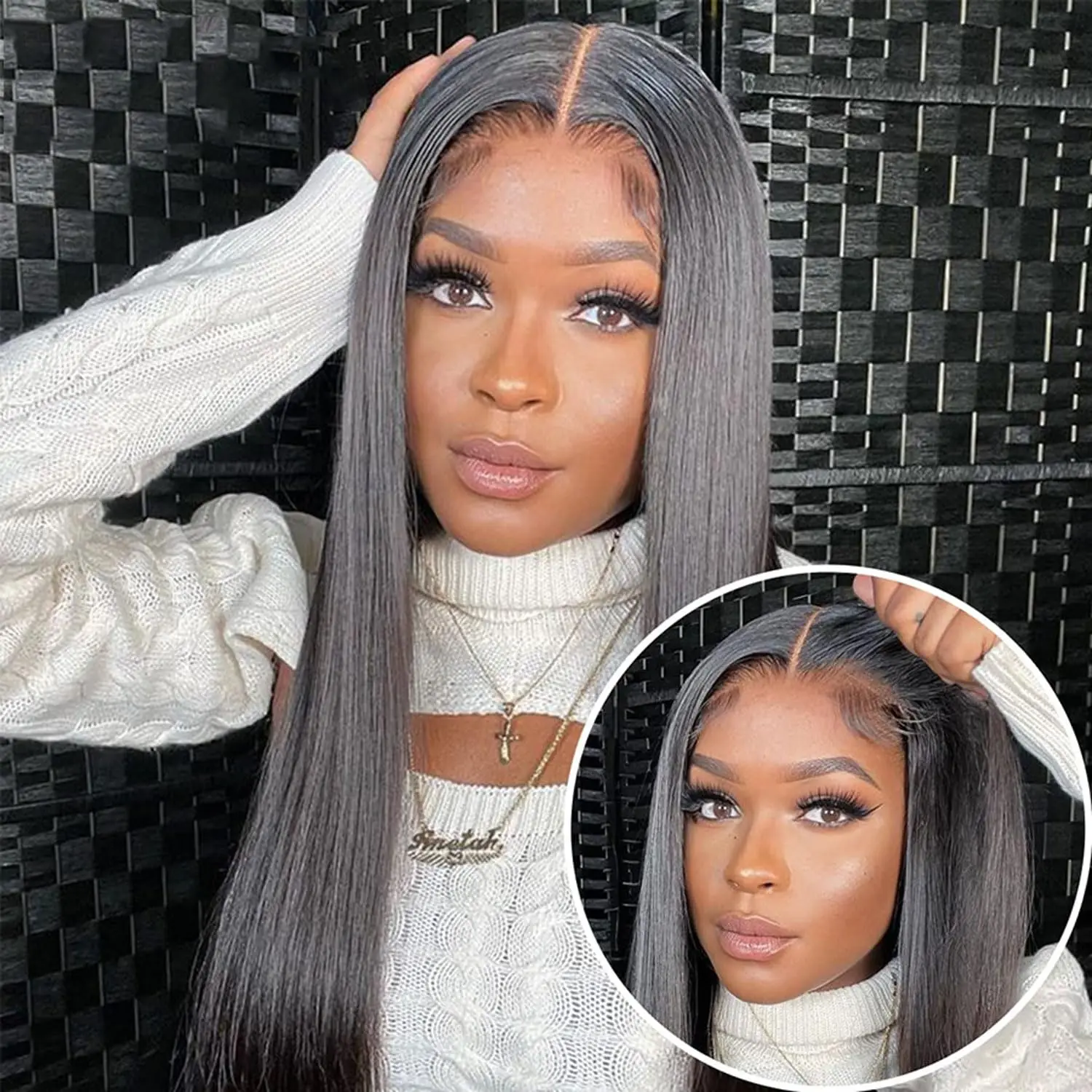 Wear and Go Glueless Wig Pre Cut Lace for Beginners Wigs 5x5 HD Lace Closure Wig 180% Straight Lace Front Wigs Human Hair