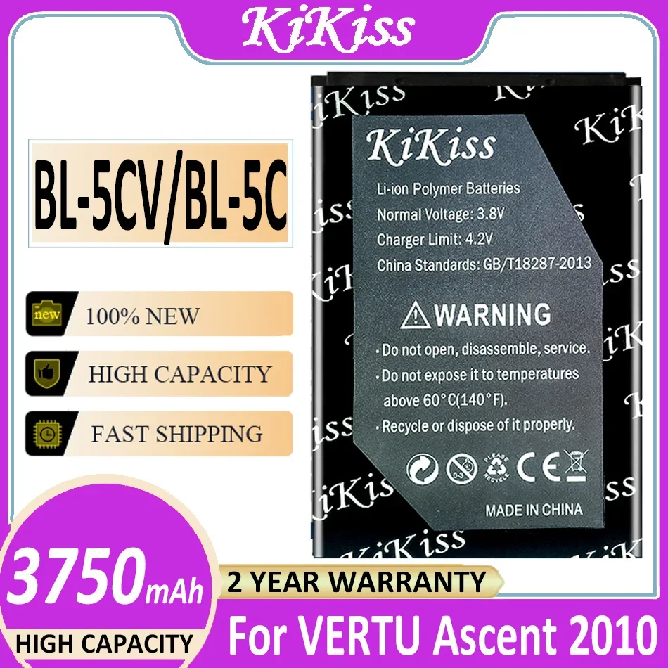 3750Mah Kikiss Bl-5Cv Bl-5C Batteria Di Ricambio Per Vertu Ascent 2010 / Signature S Design/Per Batteria Vertu X Batteria + No