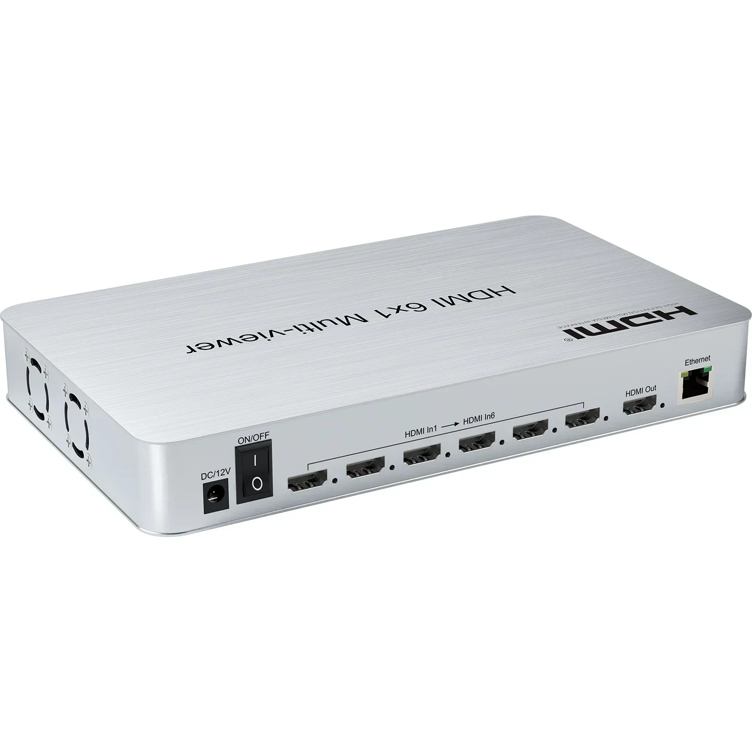 1080p 4K HDMI 6x1 멀티뷰어 6입력 1출력 심리스 스위치 5x1 4x1 3x1 2x1 쿼드 스크린 모드 2 3 4 6 화면 비확대 비변형