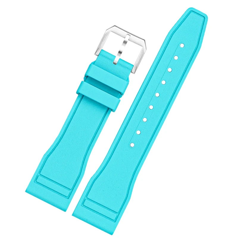 IWC ラバーストラップ ブルー（紺色）XSサイズ ラグ幅20mm IWC ラバー