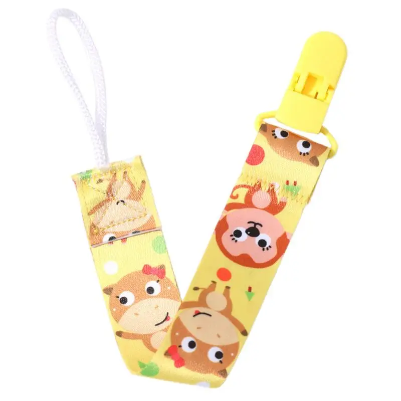 

Клипсы для пустышек, стильная цепочка для соски, ремешки для прорезывателя для большинства детей, держатель для соски с зажимом для путешествий