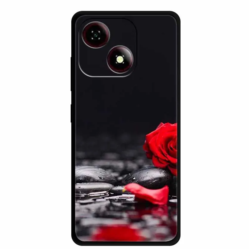 Luxury Black Silicone TPU Soft Back Cover Case, Fashion Coque Shell