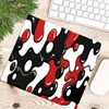 Red Bubble Sports mousepad, 31.49 x 11.81 inch, extended gaming mousepad with 2 mm non-slip rubber base stitched edges, suitable 2