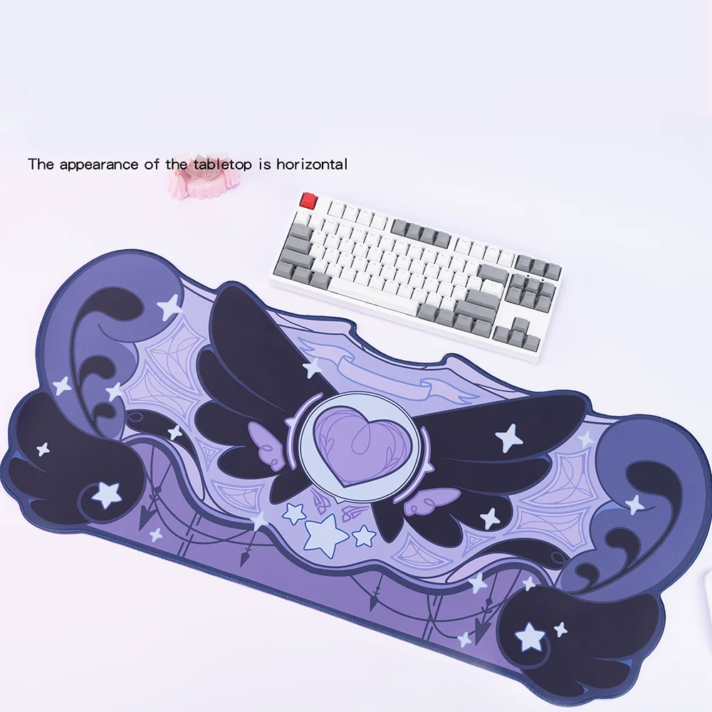 Extremamente Quero Jogos Mouse Pad Laptop Pad Oversized Esteira de Mesa de Escritório Vento Escuro Antiderrapante Borda de Bloqueio Engrossado Esteiras Macias - Imagem 4