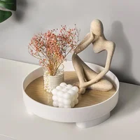 Nordic Style Modern Decorative Trays Home Decor Storage Organizer Storage Box Table Vase Aromatherapy Stand Candlestick Stand 1