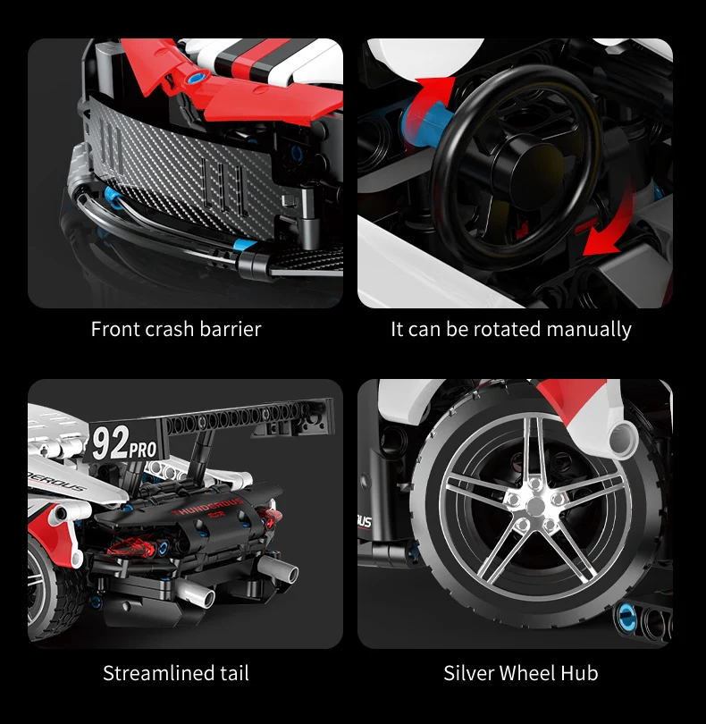 Technical Car App Remote Control K96122 Moter Power Building Blocks Bricks Super Racing Car Sets Toys For Boys Kids Gift Moc Set