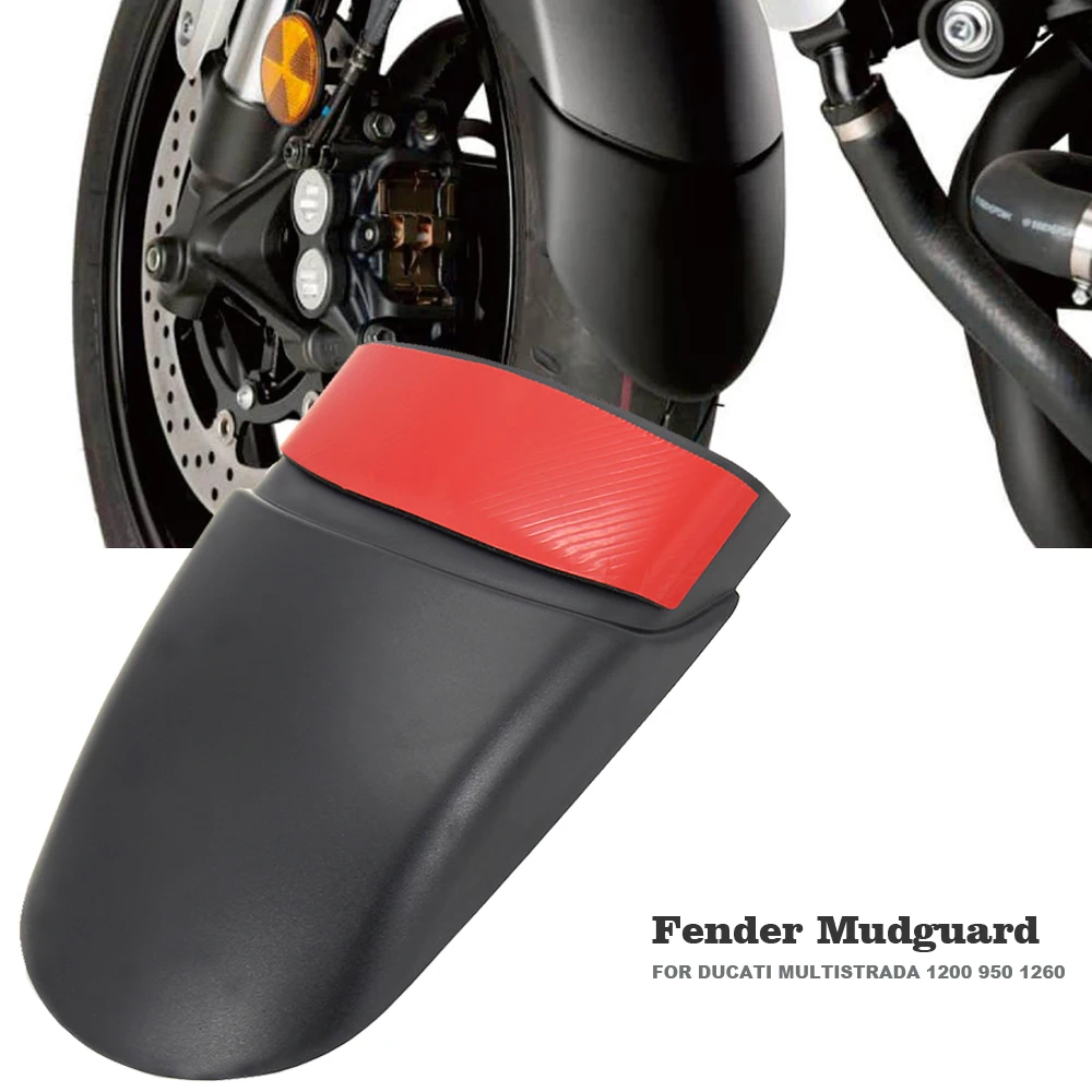 Motorcycle Front Fender Mudguard Rear Extender Extension For Ducati Multistrada 1200 950 1260