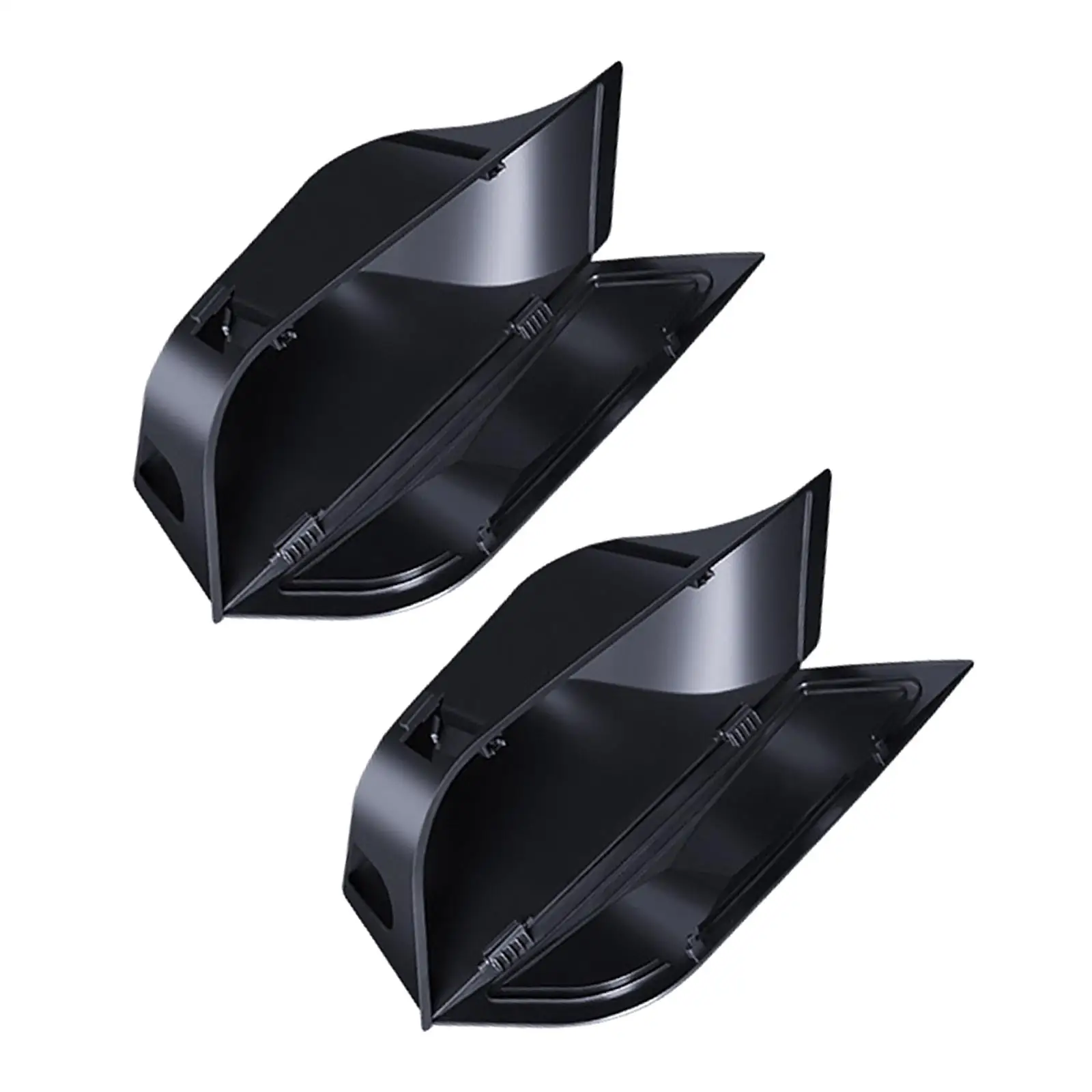 2x Car Rear Trunk Side Storage Box for Model Y Repair Parts