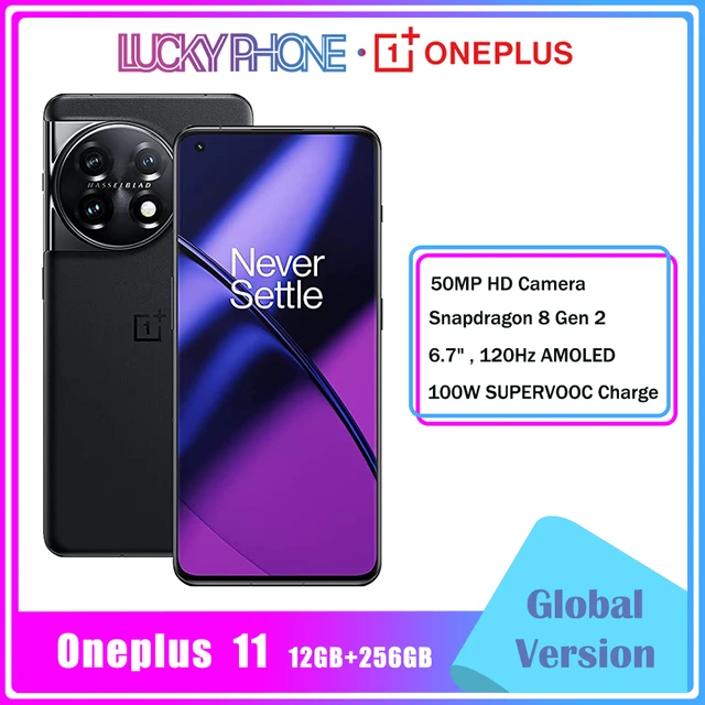 Unlocked Neto OnePlus 11 5G Global Rom 16GB 256GB Snapdragon 8 Gen 2 6.7  120Hz AMOLED Display 100W SUPERVOOC Charge 5000mAh - AliExpress