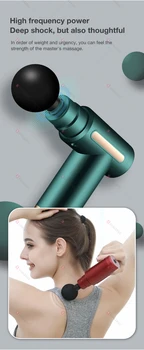SANLEPUS Portable Massage Gun LCD Electric Percussion Pistol Massager For Body 6