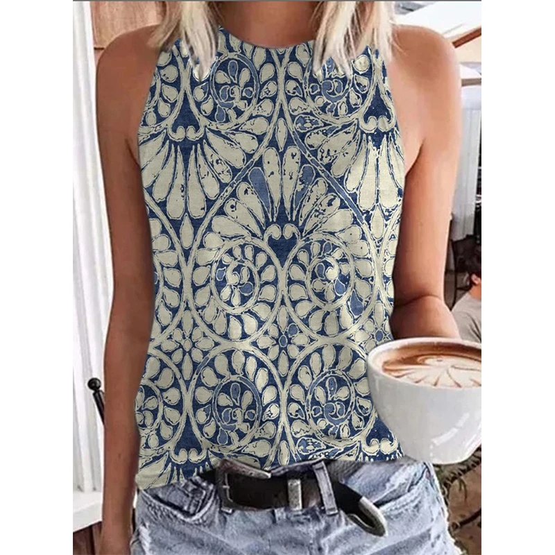 LADOUBLEJ Blusa Estampada Sin Mangas Mujer |El Palacio De Hierro