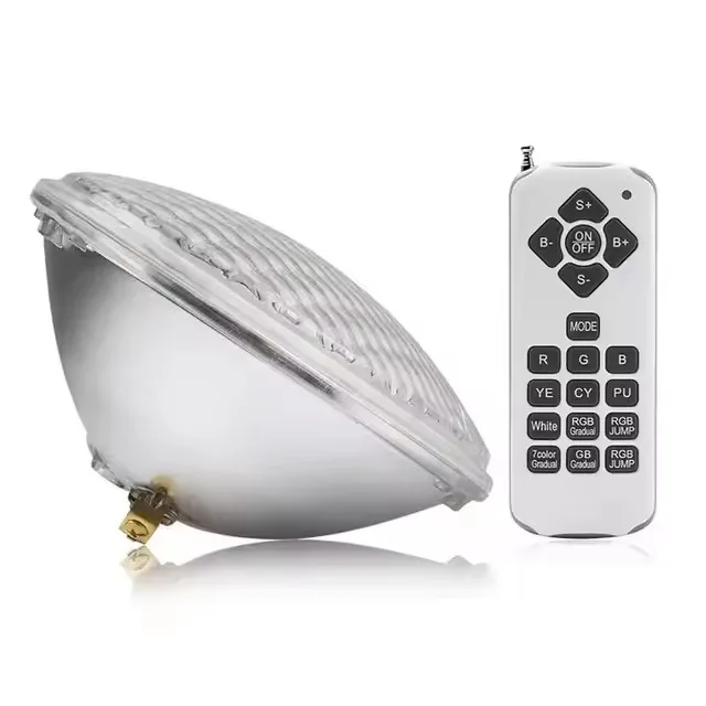 ตัวเลือกสินค้า โคมไฟ LED ใต้น้ำ PAR56 12V กันน้ำ IP68 สปอตไลท์ RGB สระว่ายน้ำ