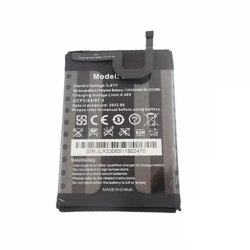 Oukitel WP28 WP23 Original Battery, 10600mAh Rugged Mobile