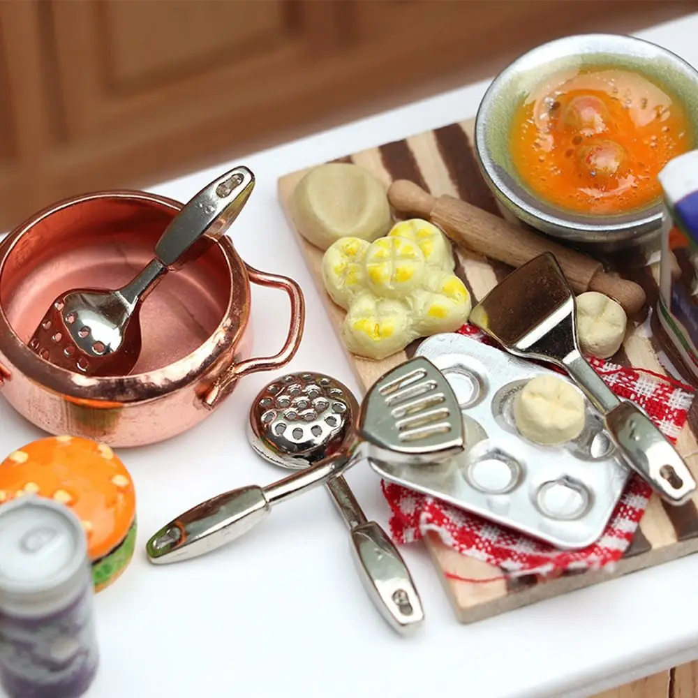 

Spoon 1:12 Scale Simulation Shovel Model Mini Miniatures Cookware Dollhouse Cooking Kit Kitchen Toy Set Doll House Decor