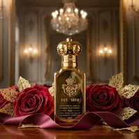 Eau de parfum unisexe 50 ml, parfum oriental floral chypré longue tenue avec des notes chaudes boisées d'ambre et de tabac, parfum élégant et luxueux 1
