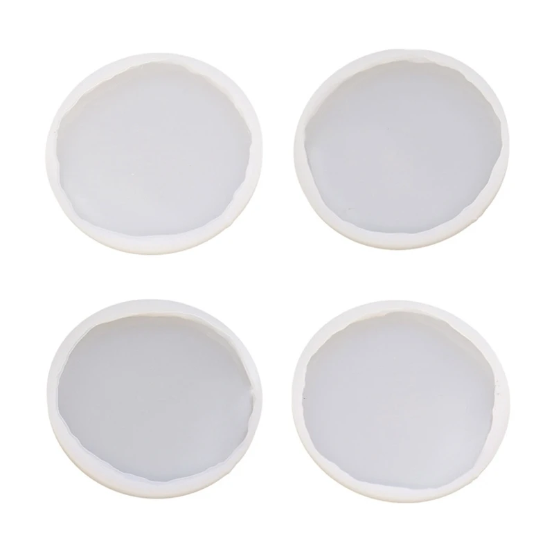 

Resin Mold Silicone Mold Irregular Mold DIY Epoxy Tray Mold Round Casting Mold for DIY Home Craft 97QE