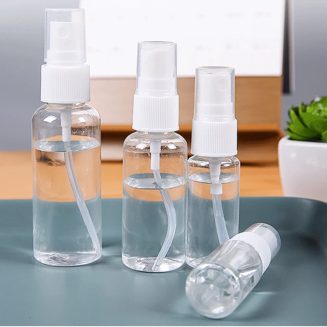Mini Cylinder Plastic Atomizer Bottles Perfume Alcohol Mister Sprayer - 10  ml Beauty Makeup Supply
