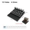 131 Holes 4-32mm CNC Milling Cutter Tool Holder Storage Box Rack Case Organizer Drill Bit Storage Box Drill Bit Endmill Tool 4