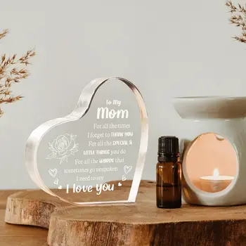 Heart Transparent Acrylic Gift for Mother's Day 4