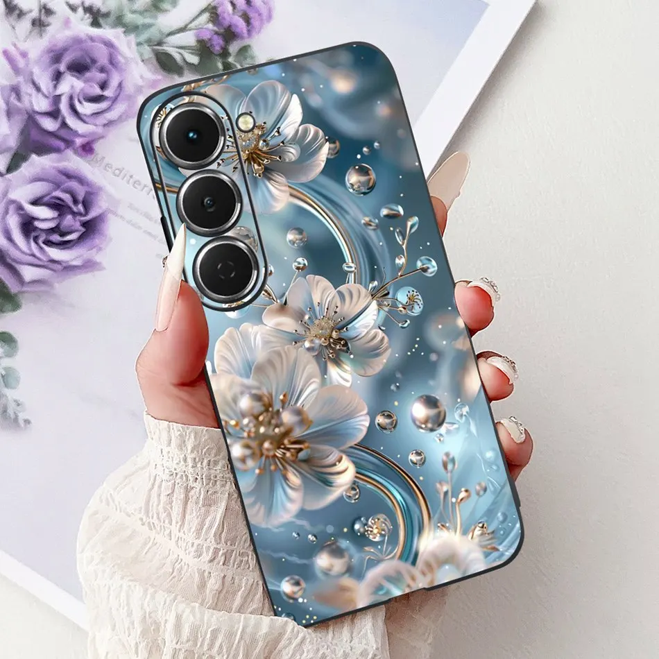 Elegant Floral Butterfly Phone Case - Soft Silicone TPU Cover