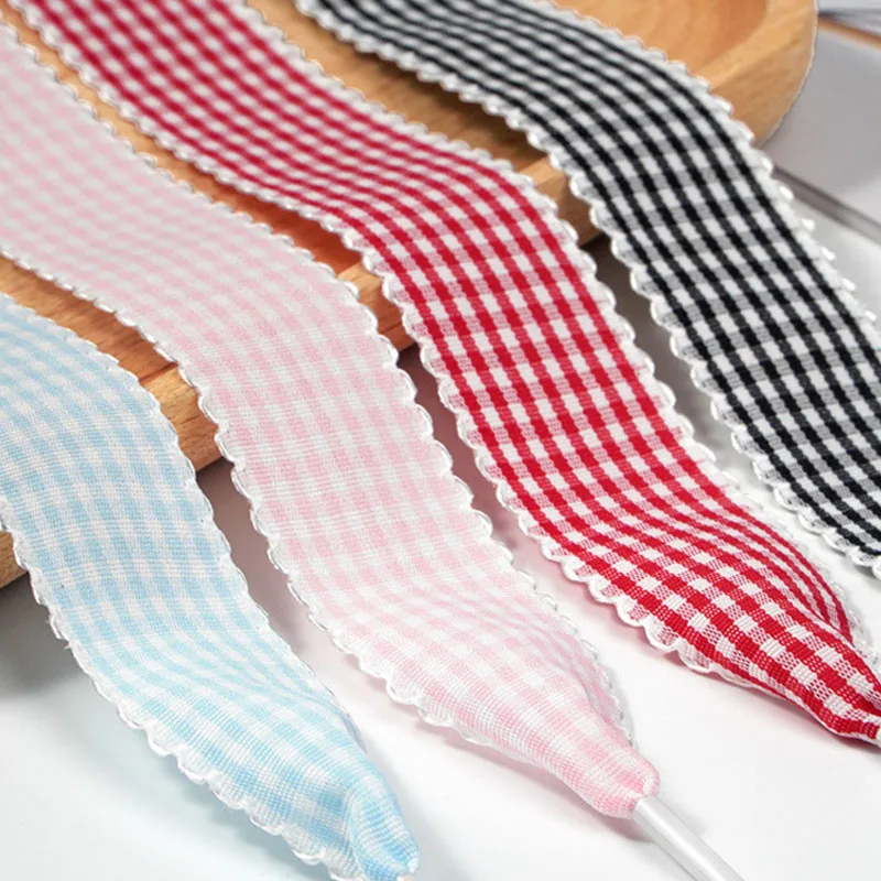 1쌍 트렌디한 2.5cm 폭 영국 스타일 격자무늬 신발끈 DIY 뷰티 트레이닝 슈즈 캐주얼 스포츠 가죽 신발끈