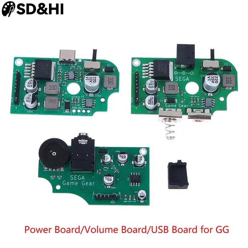 Batteria Al Litio A Secco Pre-Saldata Per Sega Game Gear Gg All Edition Sostituire L'Alimentazione On Off Board Condensatori Ic Parti Di Riparazione