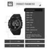 SKMEI 1845 Fashion Digital Waterproof Watch for Men Military Electronic Sport Mens Wristwatches Shockproof Clock Reloj Masculino 6