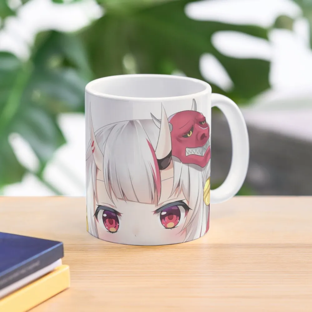 

Nakiri Ayame peeker - Hololive Coffee Mug Cups For Cafe Breakfast Mug