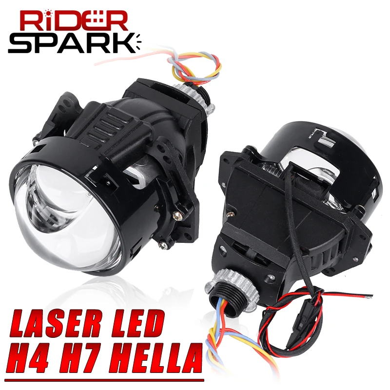 Bi-led Lens Hyperboloid Projector 3.0'' LED Light 180W 25000LM Matrix Lens For Hella 3R G5 H7 H4 9005 9006 Headlights led car lights led lights led bulbs led headlights led car headlights car headlamps