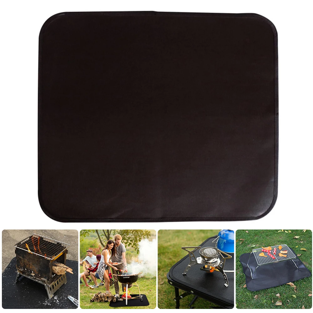 Camping Fireproof Grill Mat Fire Resistant Mat Stove Fire Resistant