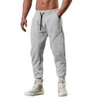 2028 Nouveaux pantalons de sport décontractés pour hommes hiver lâche épais en plein air course manchette pantalons de survêtement gymnase basket-ball américain pantalons d'entraînement 3