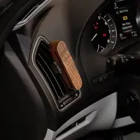 Auto Air Outlet Perfume Freshener Car Aroma Diffuser Vent Clip Wood Essential Oil Aromatherapy Holder with Fiber Diffuser Sticks 5