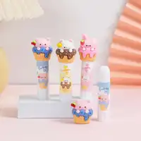 Creative Ice Cream Shape Solid Glue Stick Strong Adhesives Glue Stick for Student Stationery Solid Glue High Viscosity Supplies 1