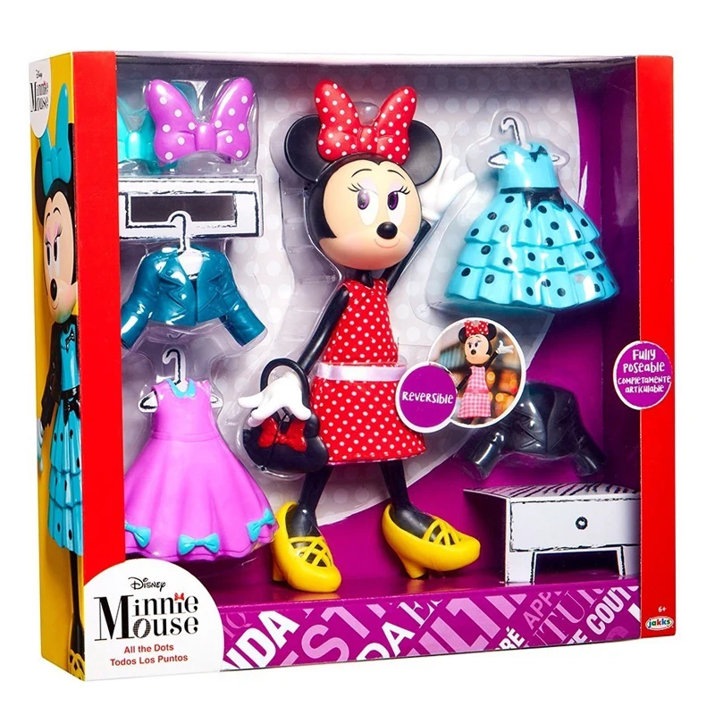 

Disney Mickey Mouse 90th Collection Anniversary Commemorative Model Mickey Dress Up Doll Girl Play House Toy Birthday Gift