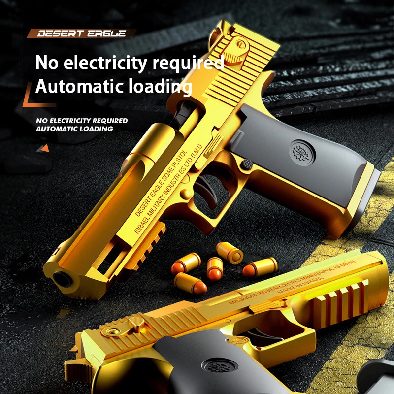 Desert Eagle Mechanical Firing Toy Pistol