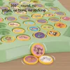 Animal/Fruit Flip Chess 54 Cards Memory Chess Game Cartoon Logical Thinking Cognitive Animal Learning Chess For 2-4 Player 5