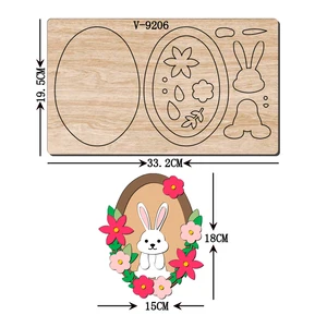 New Easter Bunny Wooden Dies Cutting Dies Scrapbooking /Multiple Sizes /V-9206