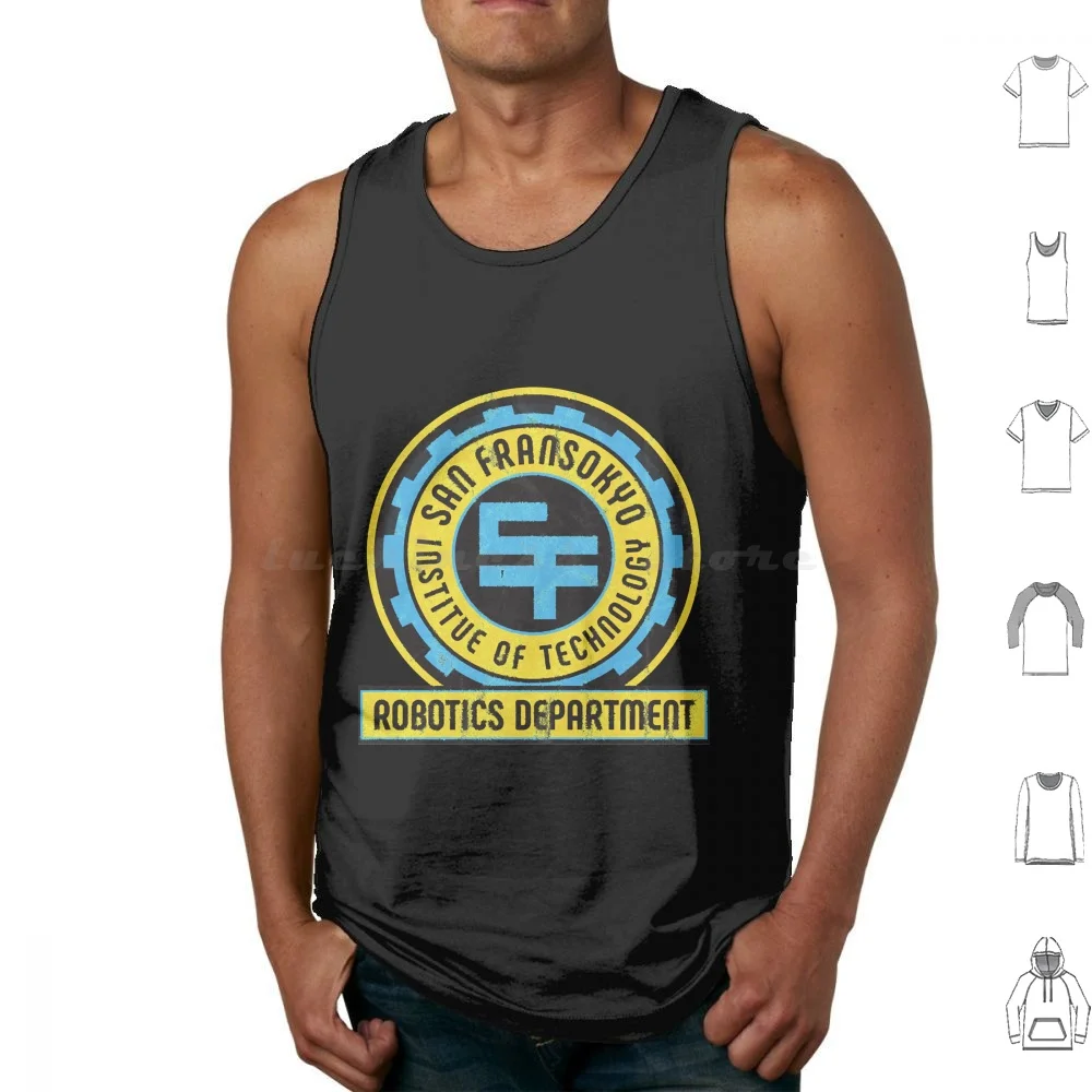 thumbnail image 1 of Camisetas sin mangas inspiradas en el Departamento de Robótica de San Francisco Impresión de algodón Big Hero 6 Big Hero Six Krei Tech Technology Industries, 1 of 4