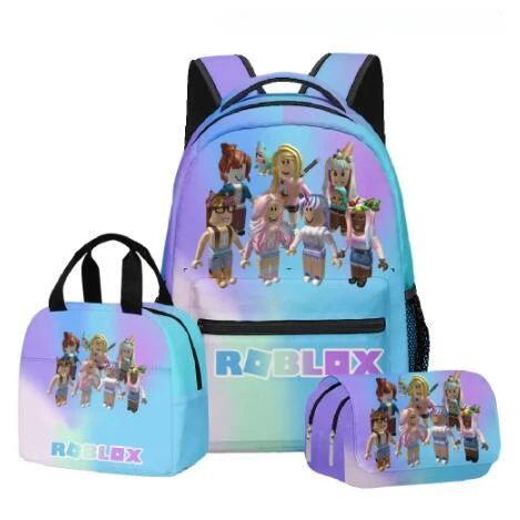 ROBLOX-Mochila xadrez para crianças, bolsa escolar para mulheres, mochila  para adolescentes, mochilas escolares, bolsa estudantil de lona para menino  e menina - AliExpress