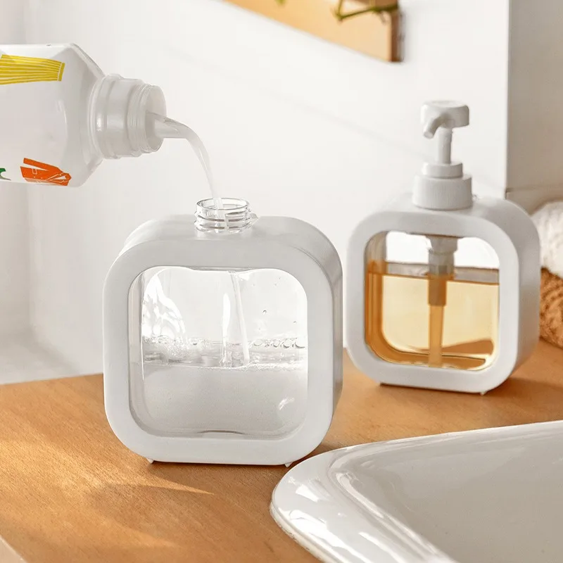 300/500ml Refillable Bathroom Soap Dispensers