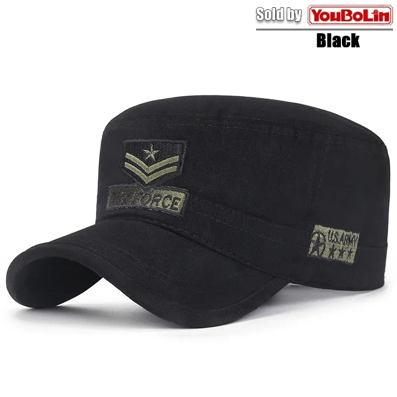 Cappello piatto camouflage in cotone protezione solare trekking_voghion.com