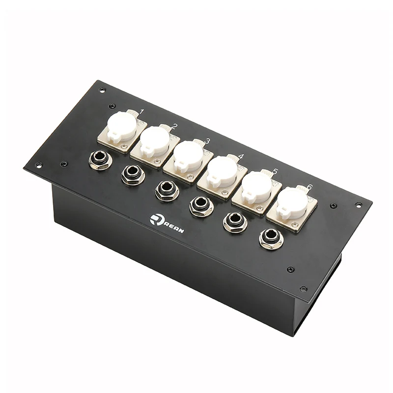 Caixa de Junção de Áudio de Parede para Estúdio de Gravação de Palco Caixa de Junção de Palco Fêmea para Homem Jack 3-core Xlr para 635 mm 10 Way - Image 5