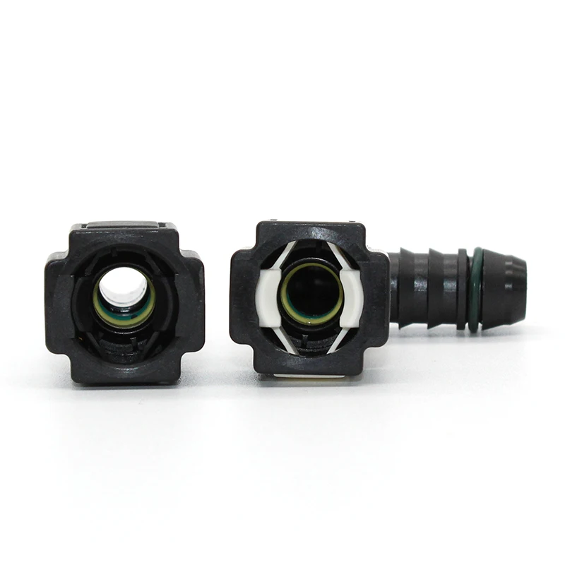7.89 ID8 Lengthened Double Lock Spring Auto Car Fuel Line Hose Coupler Quick Release Connector Fuel Line Hose Carburetor Part