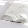 50*30cm Bamboo Fiber Pillow Slow Rebound Health Care Memory Foam Pillow Memory Foam Pillow Orthopedic Pillows Support NeckRelief 5