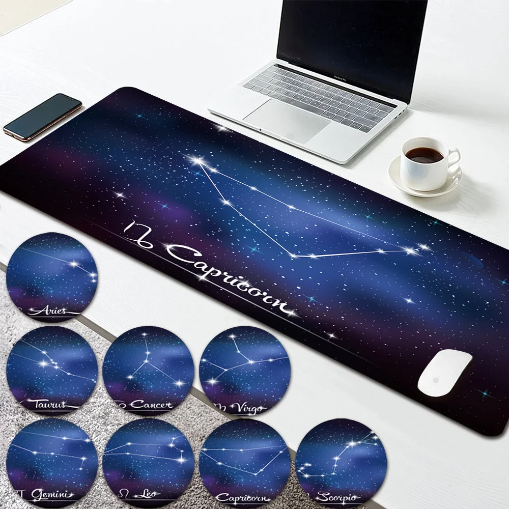 

Large Mouse Pad Office Computer Gaming Mouse Pad Anti-slip Star Sig Pu Leather Waterproof Gaming Mouse Keyboard Desk Mat Mabook
