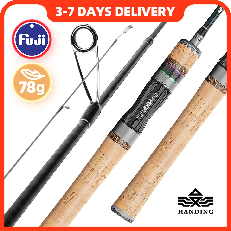 HANDING Magic L Micro BFS Fishing Rod 78g Carbon Fishing Rod Lure Weight  1-8g FUJI® O+A Guide Rings UL/L Casting Rod - AliExpress